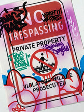 Load image into Gallery viewer, No Trespassing Painting Sonic Bad