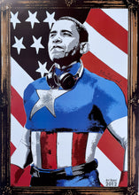 Load image into Gallery viewer, Obama Captain America Print Mr. Brainwash