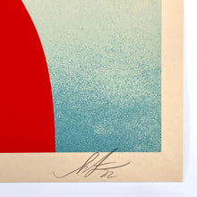 Load image into Gallery viewer, Obey Noir Flower Woman (Red) Print Shepard Fairey