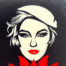 Load image into Gallery viewer, Obey Noir Flower Woman (Red) Print Shepard Fairey