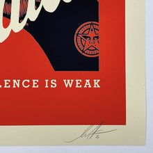 Load image into Gallery viewer, Obey Radical Peace (Red) Print Shepard Fairey