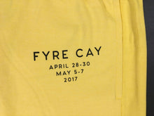 Load image into Gallery viewer, Official FYRE Festival Joggers (Yellow) Clothing / Accessories FYRE Festival