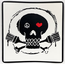 Load image into Gallery viewer, Original P.O.W. Logo Sticker + Paper, 2005 Other Banksy