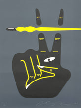 Load image into Gallery viewer, Peace -- War Print Cleon Peterson