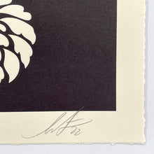 Load image into Gallery viewer, Post-Punk Flower (Black) Print Shepard Fairey