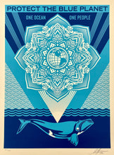 Load image into Gallery viewer, Protect The Blue Planet Print Shepard Fairey