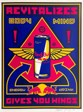Load image into Gallery viewer, Red Bull, 2001 (rare - private release) Print Shepard Fairey