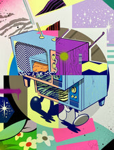 Load image into Gallery viewer, Riot (Hand Embellished) Print - Hand Embellished POSE