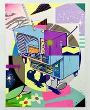 Load image into Gallery viewer, Riot (Hand Embellished) Print - Hand Embellished POSE