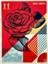 Load image into Gallery viewer, Rise Above Flower Print Shepard Fairey