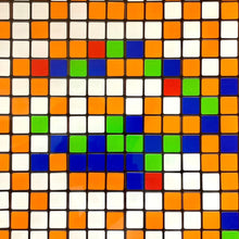 Load image into Gallery viewer, Rubik Shot Red Marilyn Print Invader