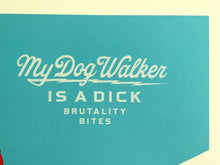 Load image into Gallery viewer, Sadistic Dog Walker (Blue) Print Shepard Fairey