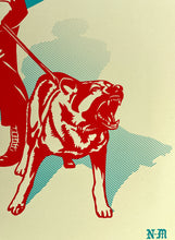 Load image into Gallery viewer, Sadistic Dog Walker (Blue) Print Shepard Fairey