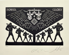 Load image into Gallery viewer, Scales of Injustice Print Shepard Fairey x Cleon Peterson