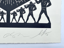 Load image into Gallery viewer, Scales of Injustice Print Shepard Fairey x Cleon Peterson