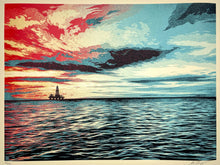 Load image into Gallery viewer, Sunset as the Fall Approaches Print Shepard Fairey