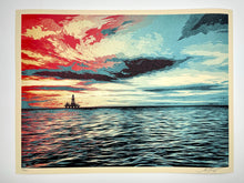 Load image into Gallery viewer, Sunset as the Fall Approaches Print Shepard Fairey