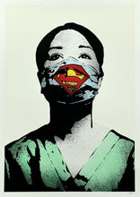 Load image into Gallery viewer, Super Nurse (Hand Finished) Print - Hand Embellished FAKE
