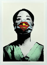 Load image into Gallery viewer, Super Nurse (Hand Finished) Print - Hand Embellished FAKE