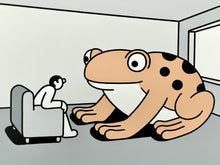 Load image into Gallery viewer, Talking With the Frog Print Daniel Padure