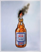 Load image into Gallery viewer, Tesco Petrol Bomb Print Banksy