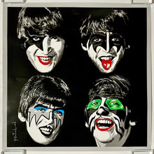 Load image into Gallery viewer, The Beatles as Kiss Print Mr. Brainwash