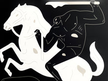 Load image into Gallery viewer, The Dark Rider (Silver) Print Cleon Peterson
