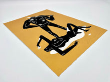 Load image into Gallery viewer, The Naked Man and Woman (Gold) Print Cleon Peterson