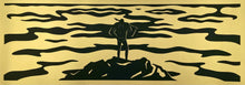 Load image into Gallery viewer, The Seeker (Gold) Print Cleon Peterson