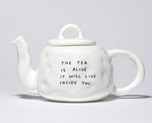 Load image into Gallery viewer, The Tea Is Alive Teapot Sculpture Ceramic David Shrigley