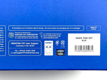 Load image into Gallery viewer, Time Off (Blue) Vinyl Figure KAWS