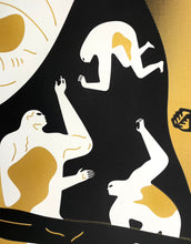 Load image into Gallery viewer, To Create & Destroy (Gold) Print Cleon Peterson