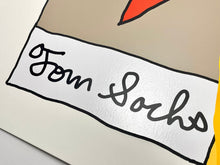 Load image into Gallery viewer, Too Darn Hot Print Tom Sachs