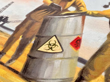 Load image into Gallery viewer, Toxic Beach (Going for Gold) Print - Hand Embellished Mason Storm