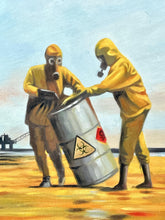 Load image into Gallery viewer, Toxic Beach (Going for Gold) Print - Hand Embellished Mason Storm