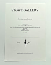 Load image into Gallery viewer, Toxic Beach (Going for Gold) Print - Hand Embellished Mason Storm