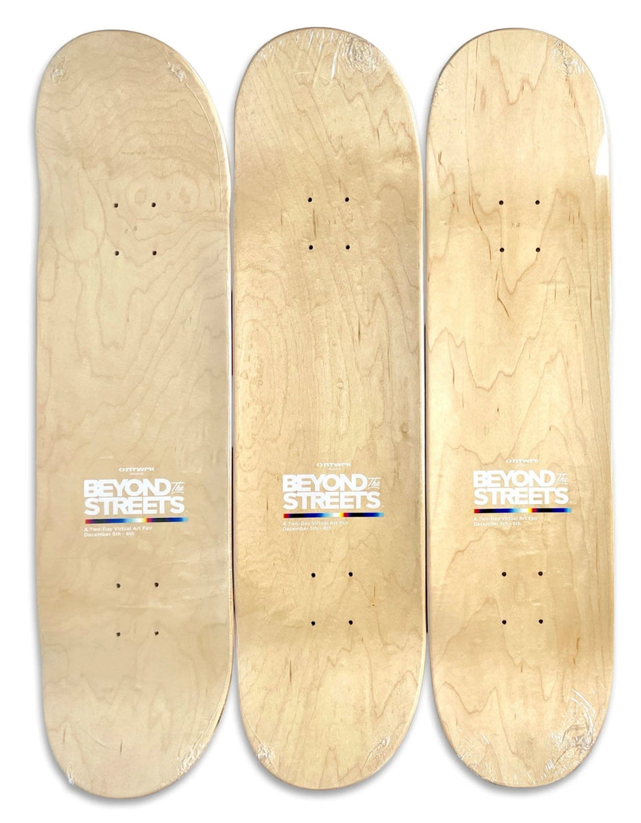 PLA skateboarding deck 3枚セット Triptych (Set of 3) Skateboard Decks – Post Modern Vandal