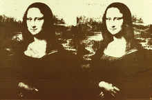 Load image into Gallery viewer, Two Golden Mona Lisas (Large) Print Andy Warhol