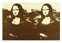Load image into Gallery viewer, Two Golden Mona Lisas (Large) Print Andy Warhol