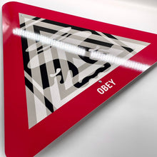 Load image into Gallery viewer, Unyielding (Metal Street Sign) Print Shepard Fairey