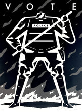 Load image into Gallery viewer, Vote II (Black/White) Print Cleon Peterson