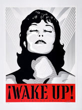 Load image into Gallery viewer, Wake Up! (White) Print Shepard Fairey
