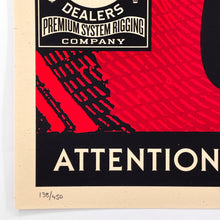 Load image into Gallery viewer, Wall Street Public Enemy Print Shepard Fairey