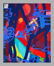 Load image into Gallery viewer, What Party: Score Years Poster Print KAWS
