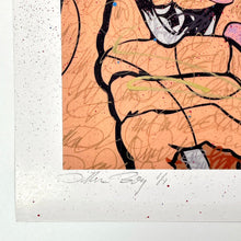 Load image into Gallery viewer, Wonder Woman With a Gun (1/1) Print - Hand Embellished Dillon Boy