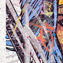 Load image into Gallery viewer, Wonder Woman With a Gun (1/1) Print - Hand Embellished Dillon Boy