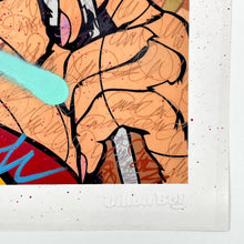 Load image into Gallery viewer, Wonder Woman With a Gun (1/1) Print - Hand Embellished Dillon Boy