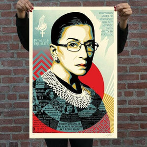 A Champion of Justice - Large Version Print Shepard Fairey
