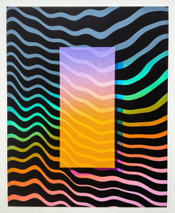 Atomic Color Waves Print Rachel Strum