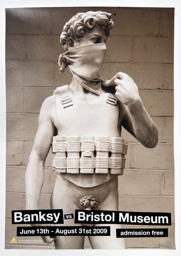 Banksy vs. Bristol Museum: David (With Original Tube) – Post